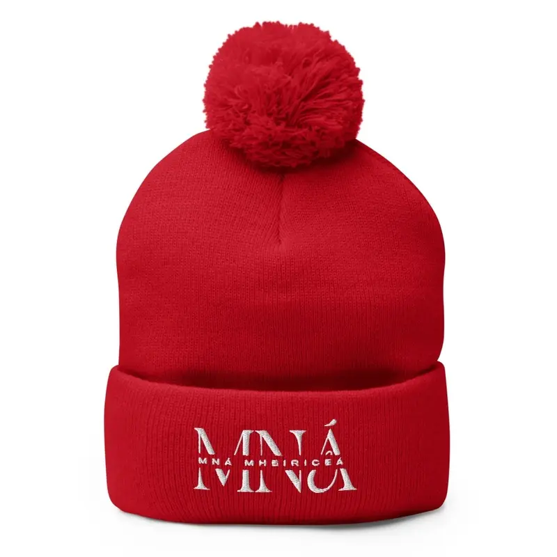 Mná Mheiriceá Pom Pom Hat